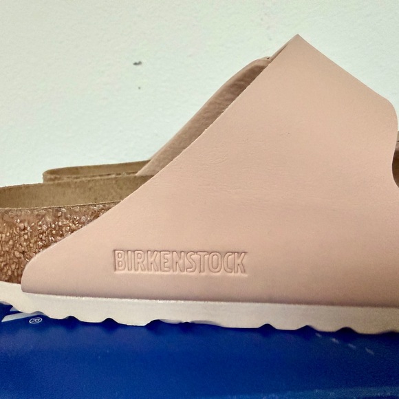 Birkenstock Arizona Blush Pink Slip-On Sandals Double Strap Sz 39 W8 M6 Comfort - Picture 3 of 16